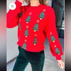 Christmas tree sweater